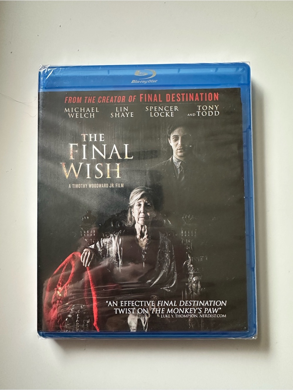 The Final Wish (Blu-ray, 2019) Tony Todd, Lin Shaye, Michael Welch NEW